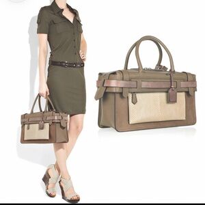 Reed Krakoff leather inside out boxer satchel